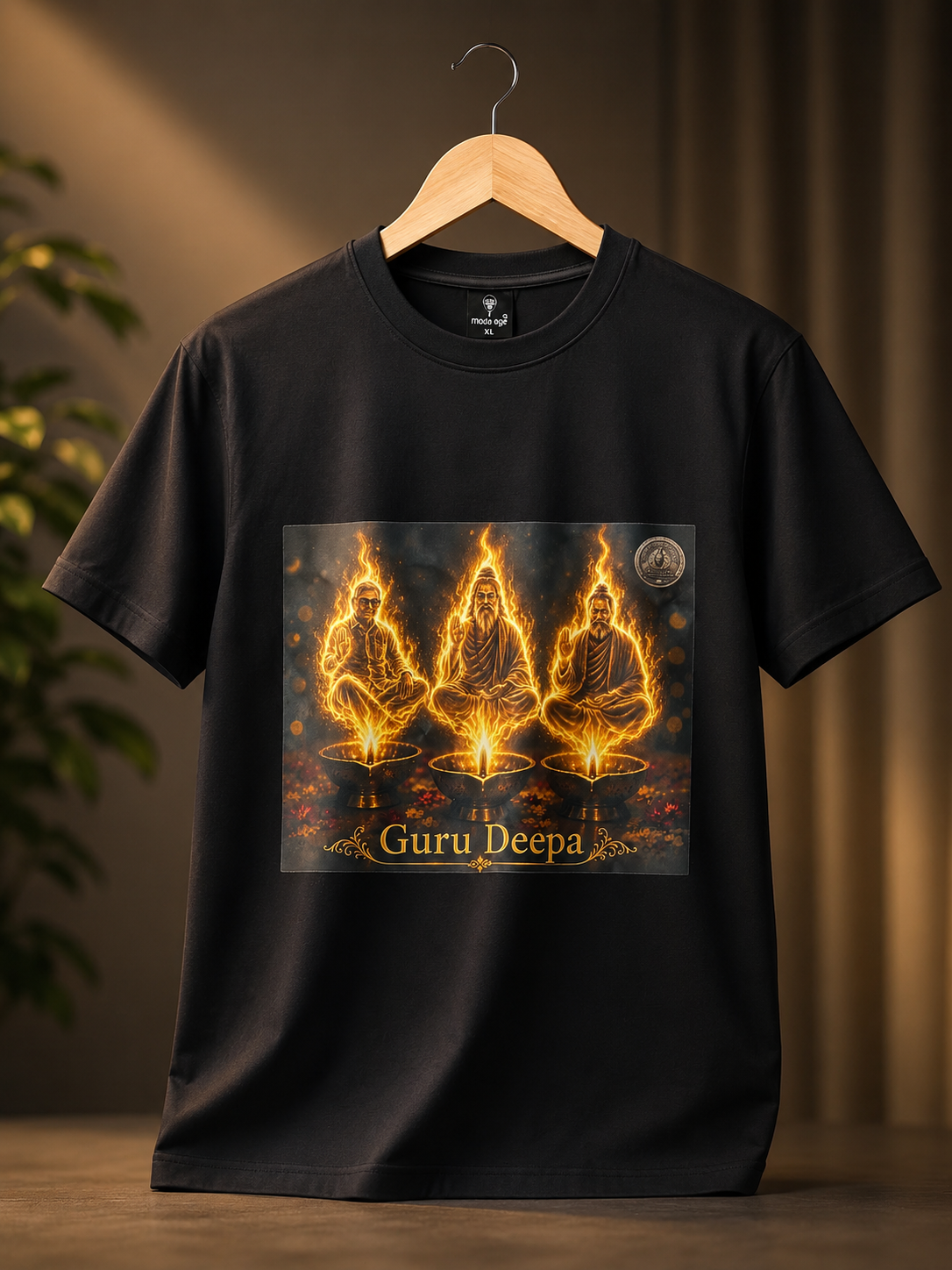 Divine Guru Flame Premium T-Shirt Divine Guru Flame Premium T-Shirt