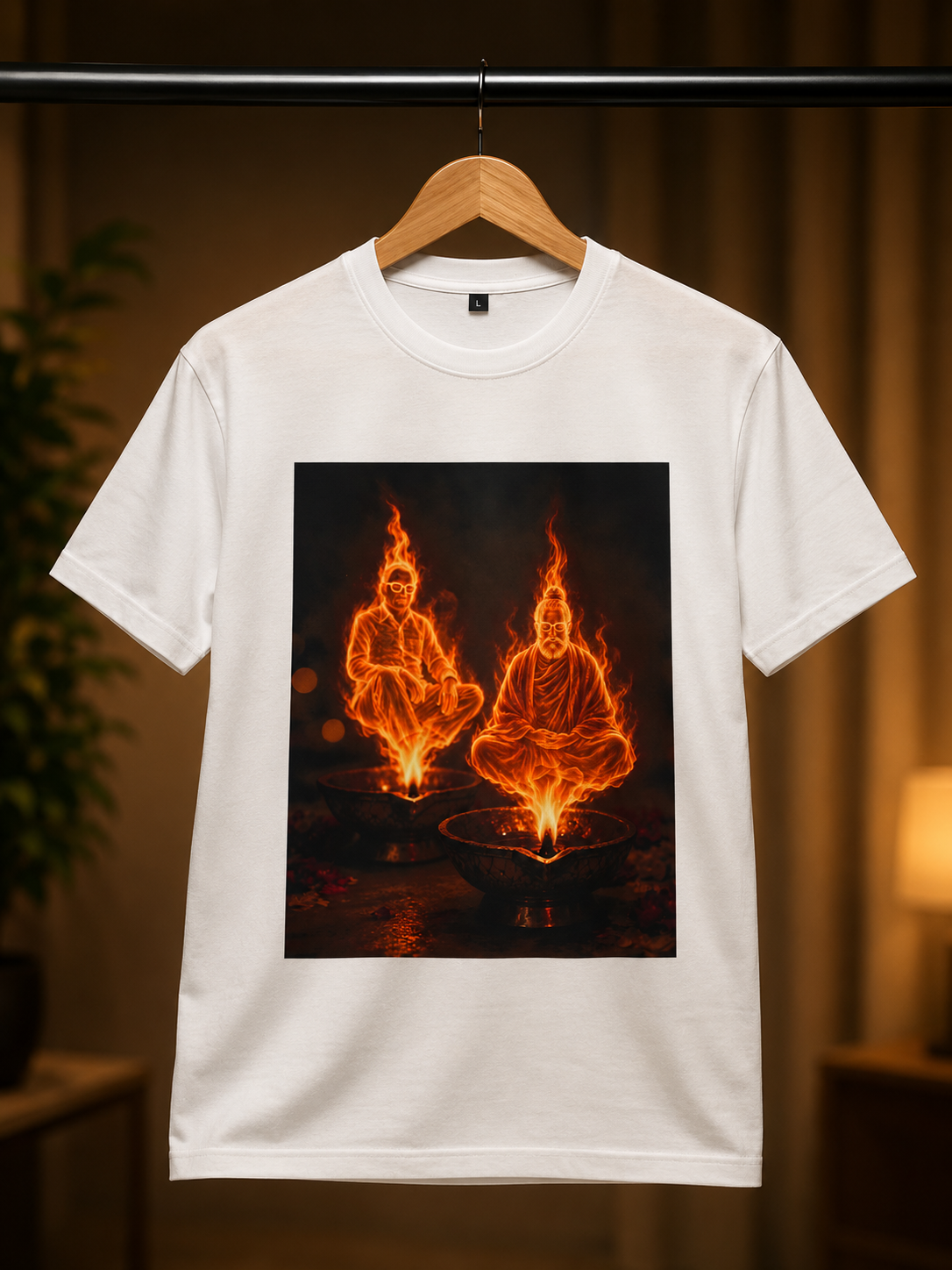 Guru Flame Premium Spiritual T-Shirt Guru Flame Premium Spiritual T-Shirt