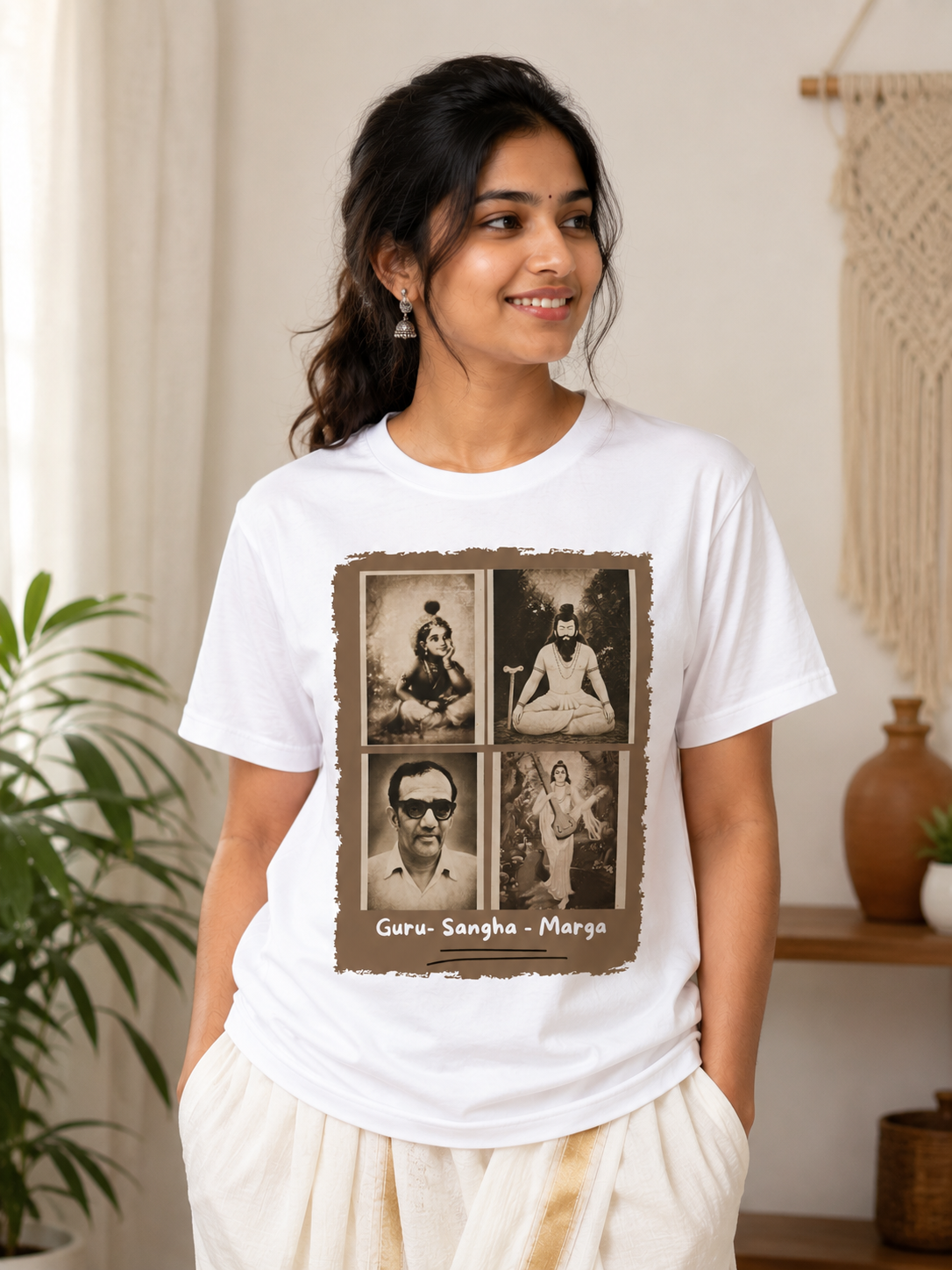 Guru Sangha Marga Premium Spiritual T-Shirt Guru Sangha Marga Premium Spiritual T-Shirt