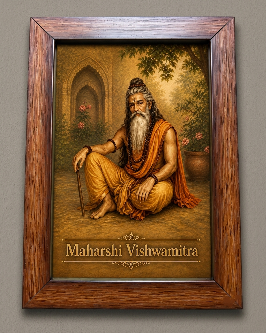 Maharshi Vishwamitra Photo Frame Maharshi Vishwamitra Photo Frame