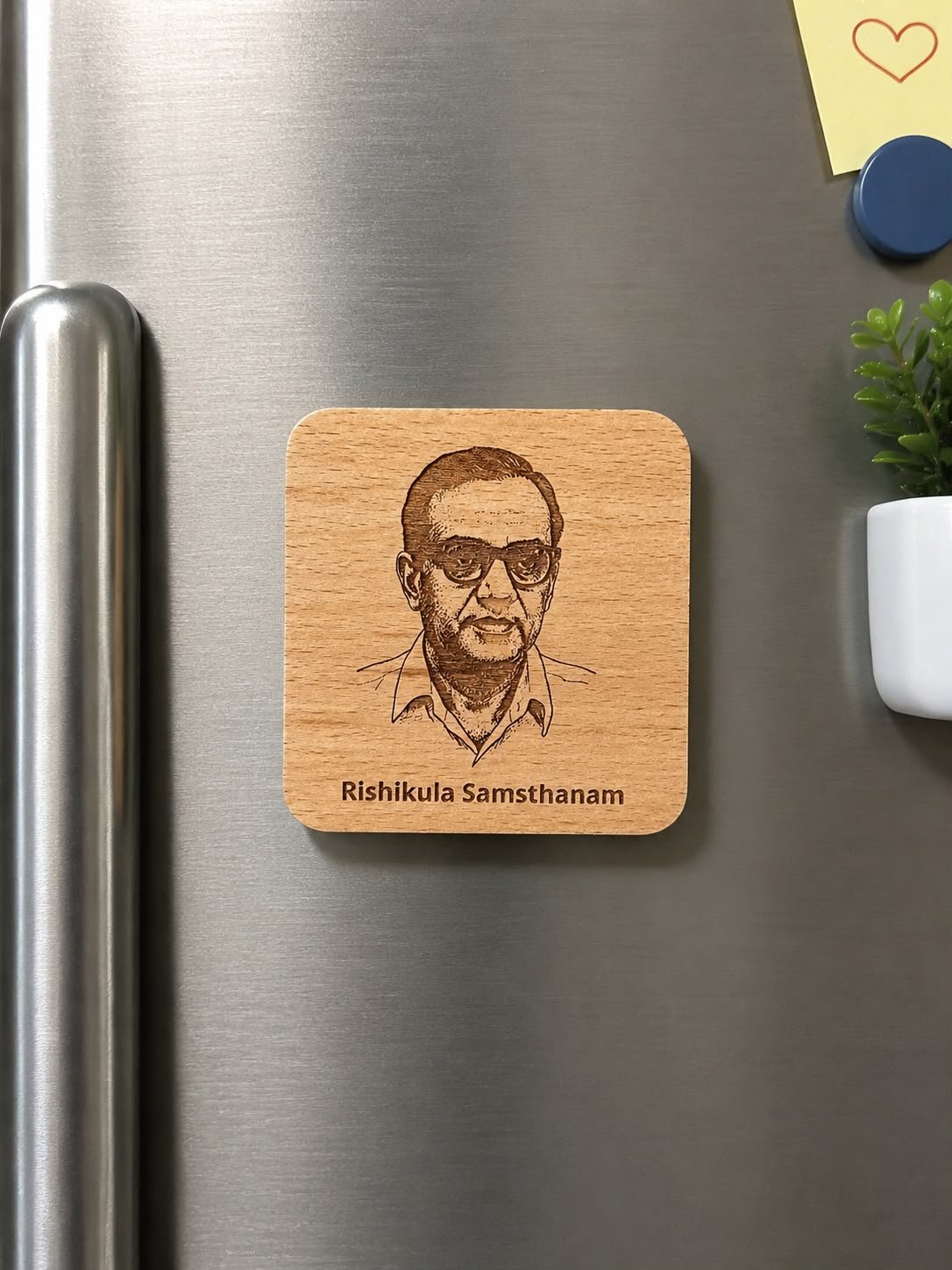 Maharshi Amara Wooden Fridge Magnet Maharshi Amara Wooden Fridge Magnet